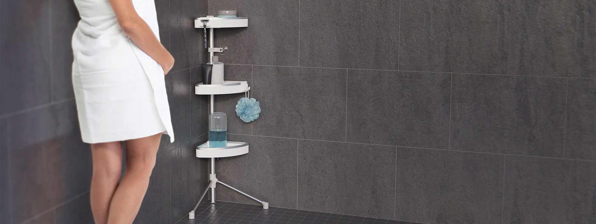 HiRISE 3 Standing Shower Caddy
